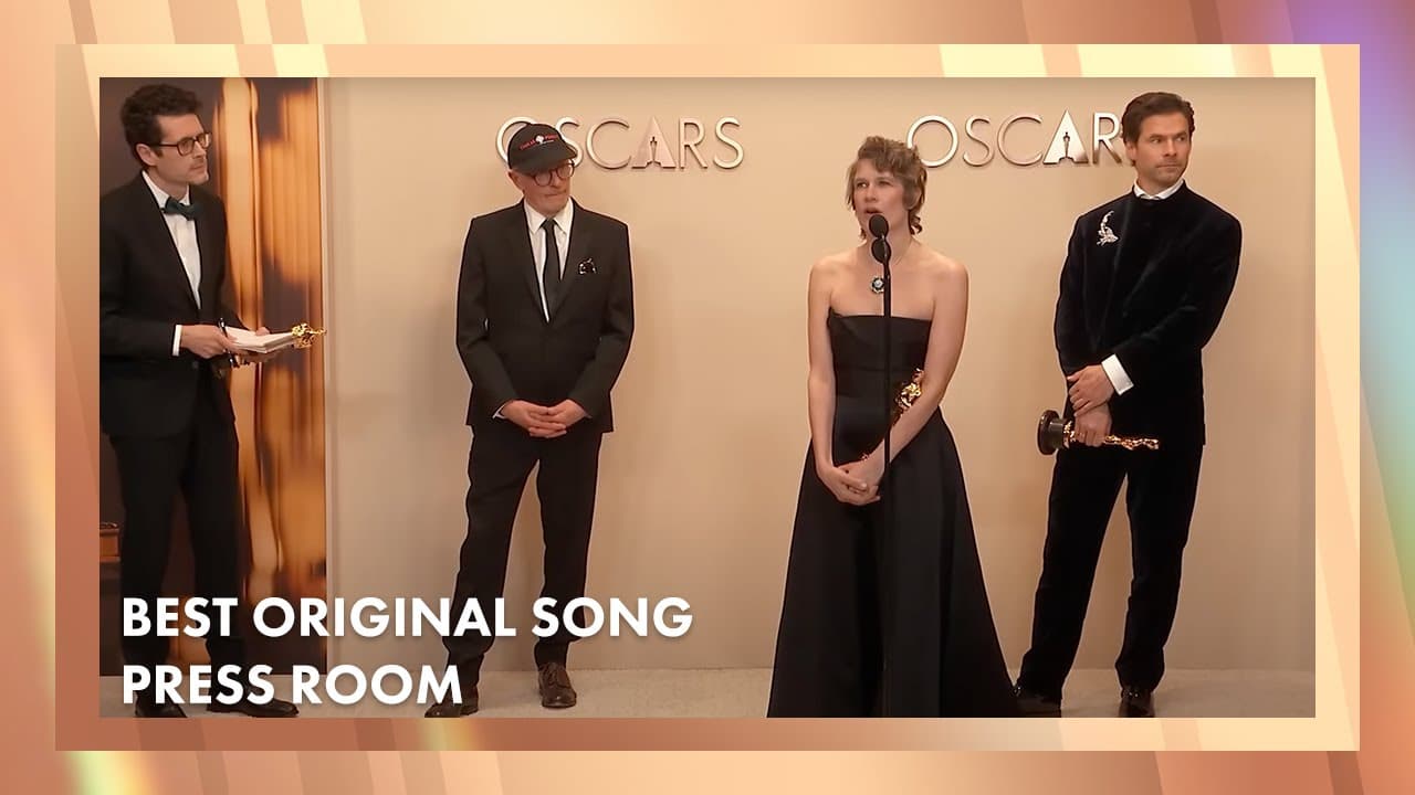 'El Mal' Best Original Song Press Room Speech | 97th Oscars (2025)