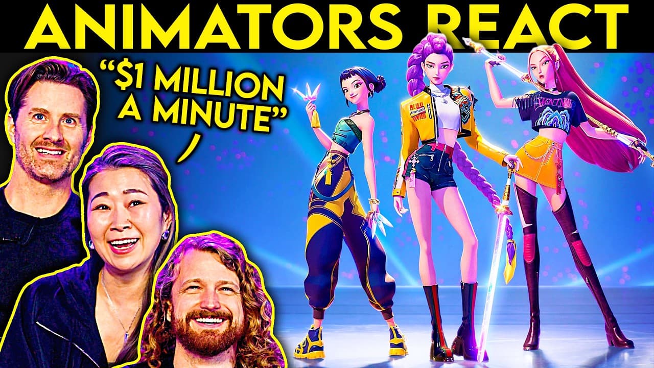Animators React to KPop Demon Hunters - ft. The Directors