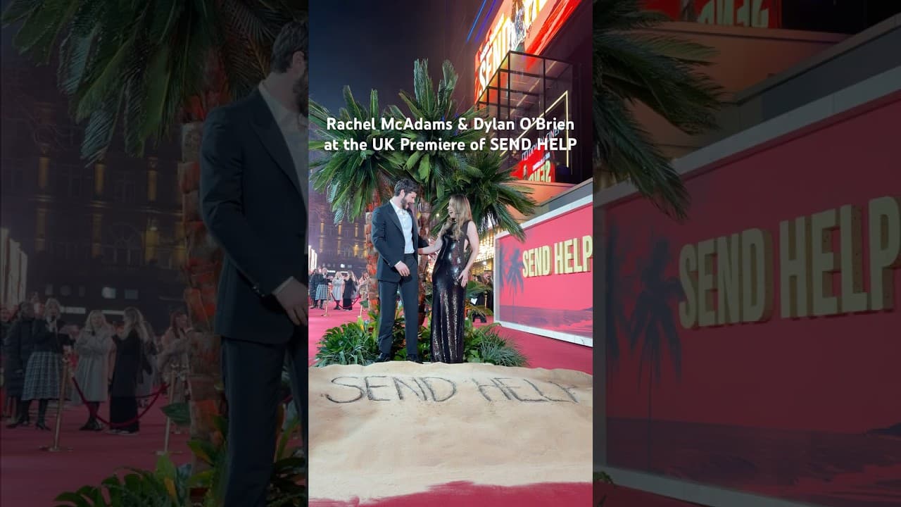 Rachel McAdams and Dylan O’Brien arrive in London for the UK Premiere of SEND HELP