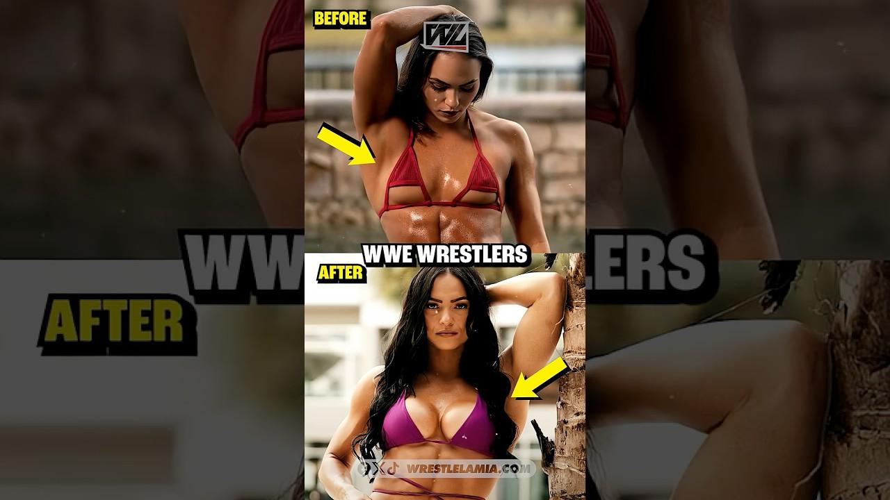 female WWE wrestlers who changed their look with implants