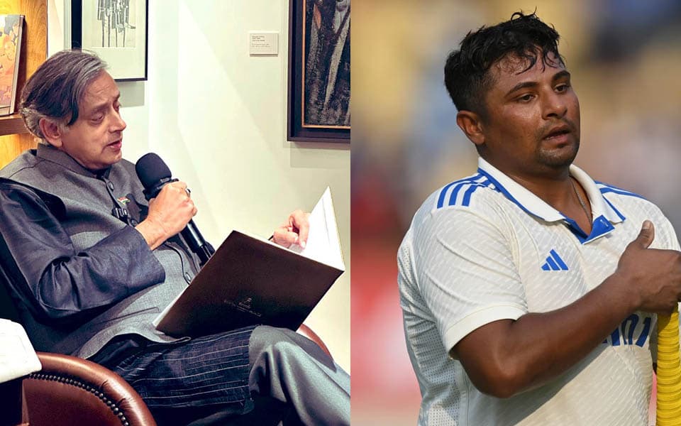 Shashi Tharoor Calls Out Selectors for Ignoring Sarfaraz Khan