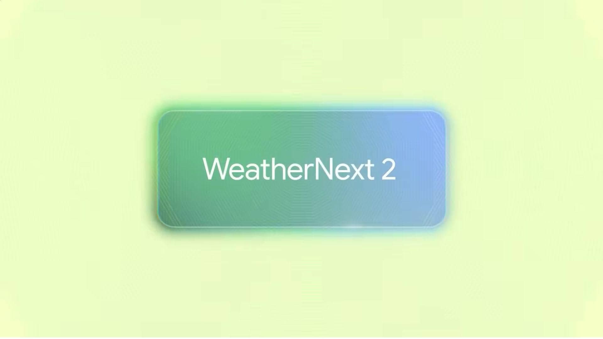 Google's WeatherNext 2: A New Era in Weather Forecasting!