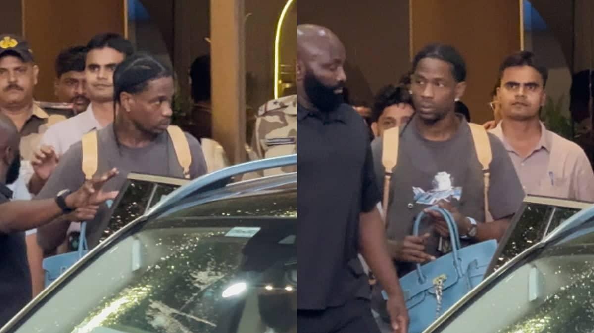 Travis Scott Arrives In Mumbai, Paps Left Stunned And Shocked