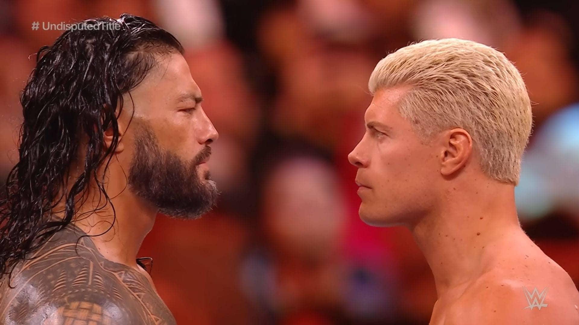 Roman Reigns and Cody Rhodes light up Game Awards stage