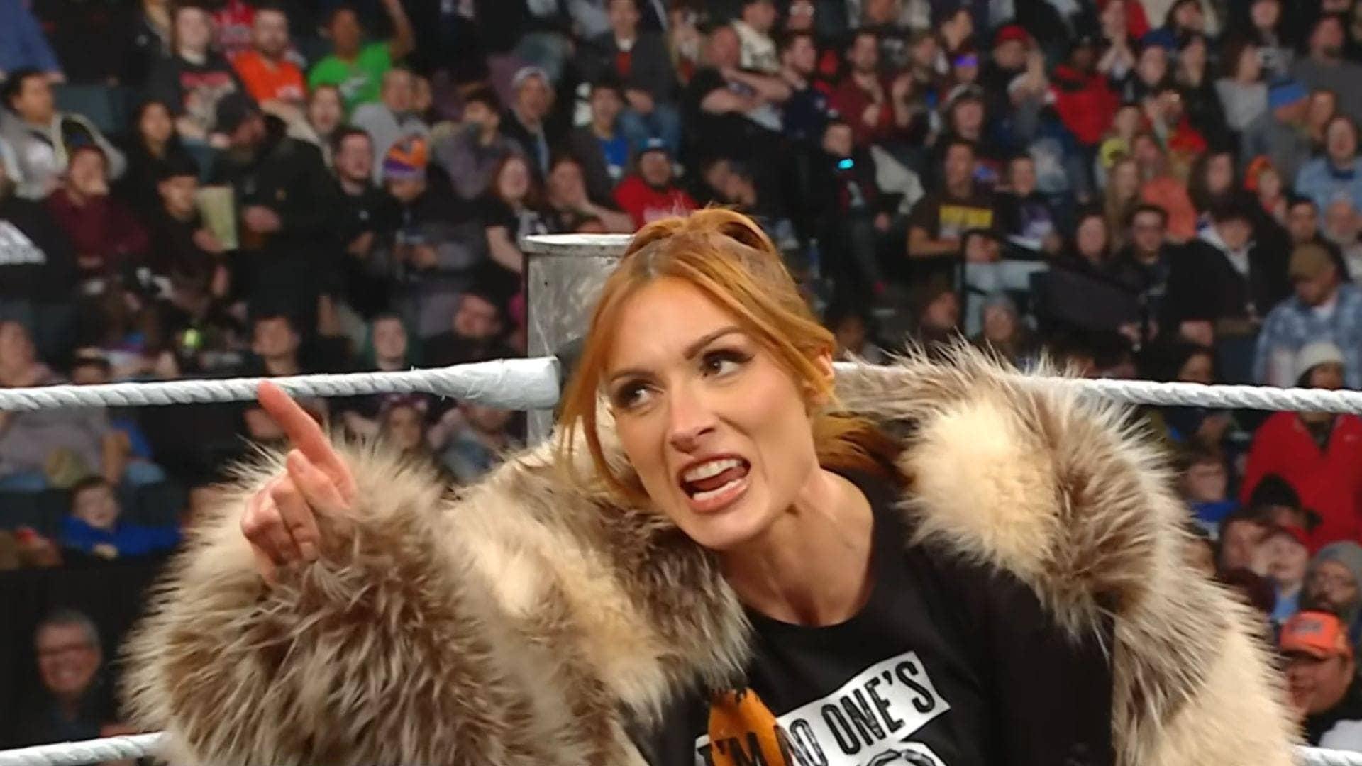 Becky Lynch Snatches Championship and Kicks Rosenberg Out!