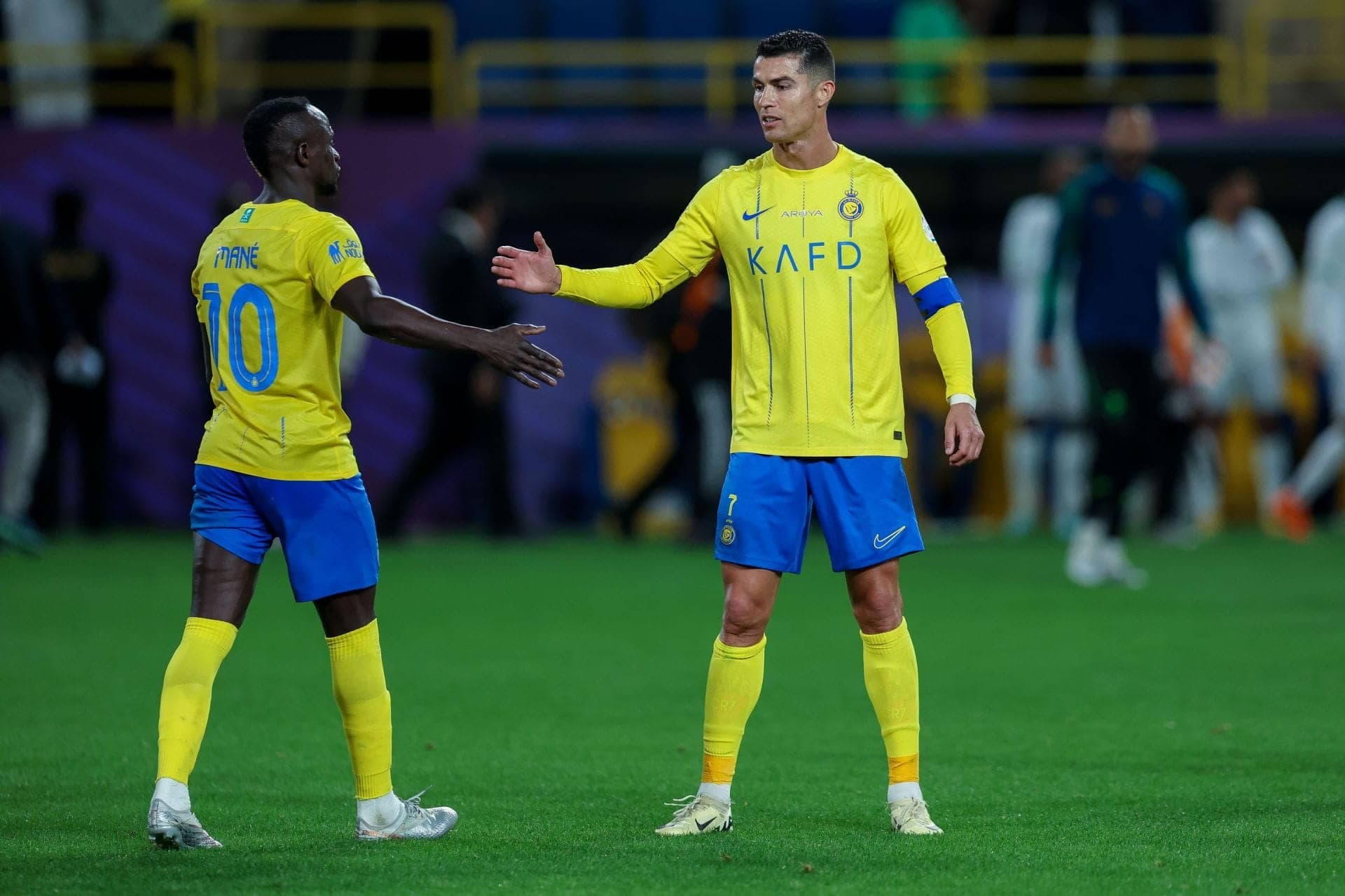 WATCH: Cristiano Ronaldo and teammates welcome Sadio Mane back to Al-Nassr camp with celebrations after AFCON heroics