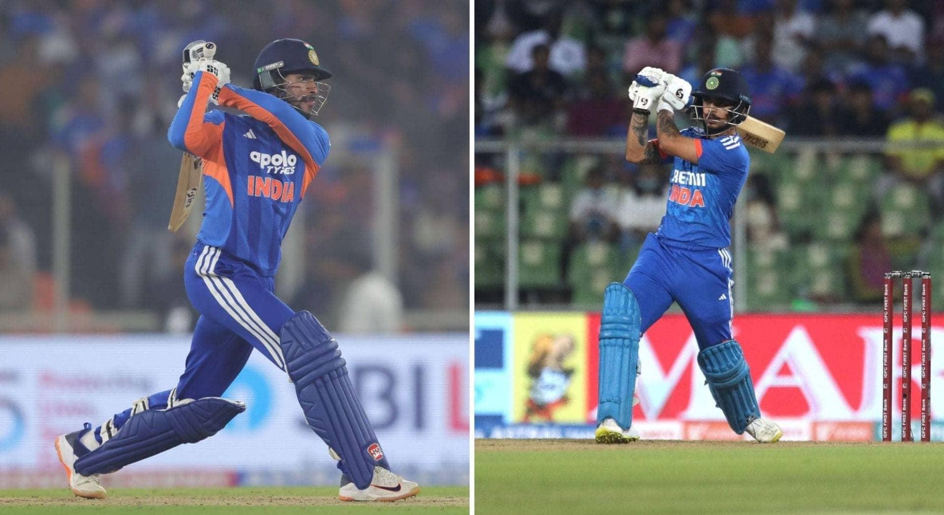 Ishan Kishan Dazzles While Tilak Varma Watches from Sidelines