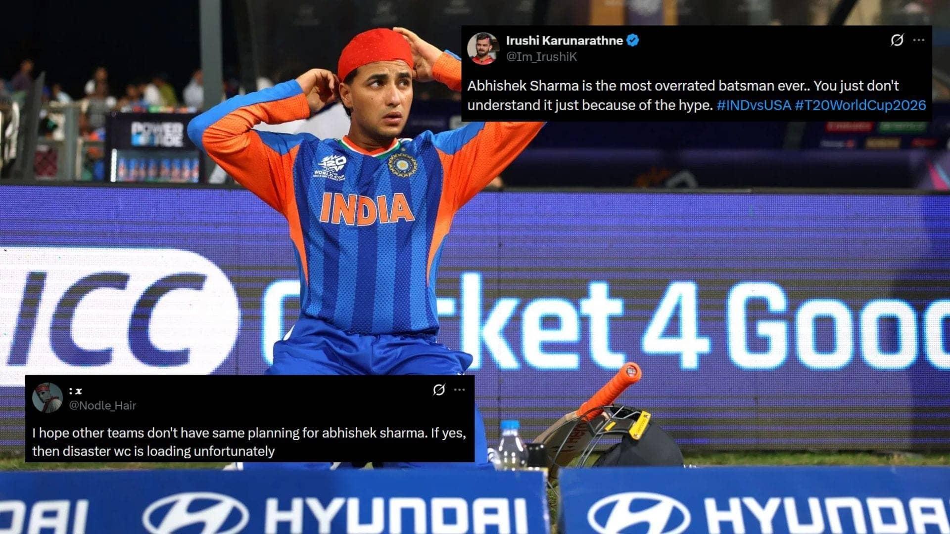 Abhishek Sharma's Golden Duck: Fans React Big Time!