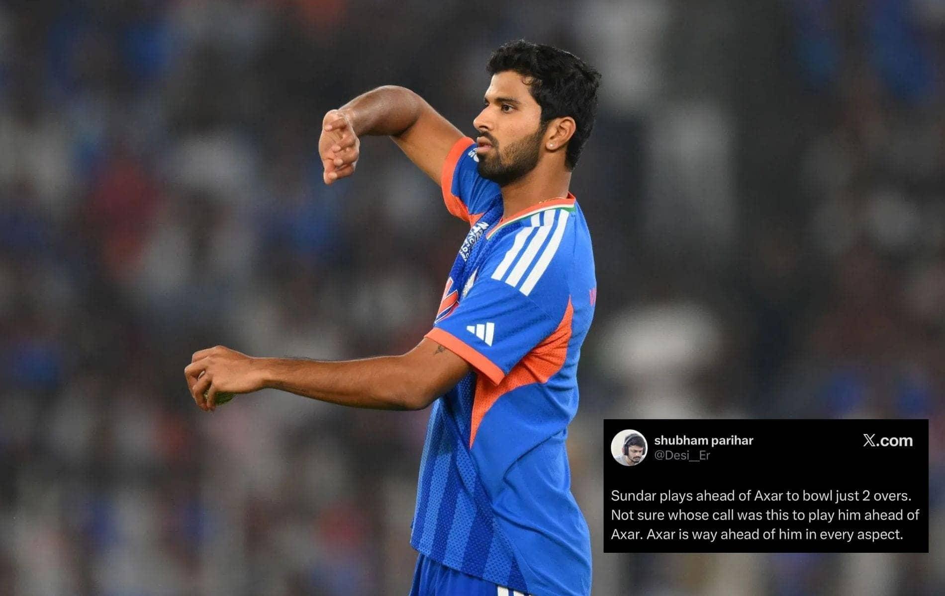 Washington Sundar's 2 Overs Have Fans Yelling Where's Axar?