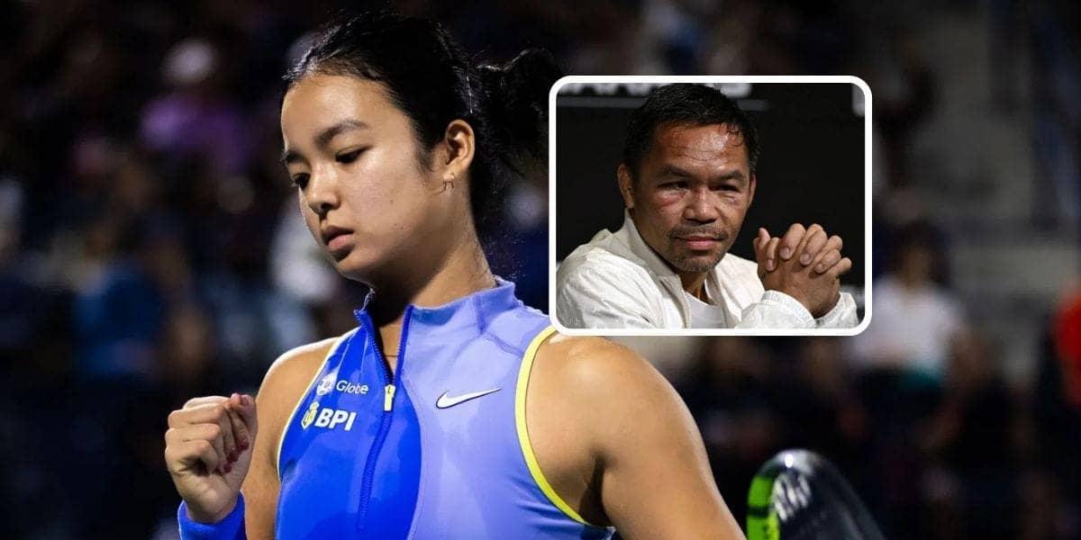 Manny Pacquiao proudly supports Alexandra Eala after Dubai run