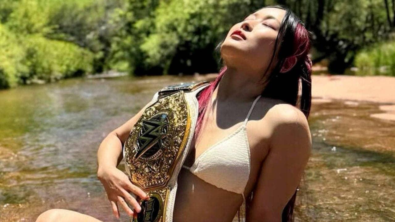 IYO SKY's Triple H Hug: Living the Dream in WWE!