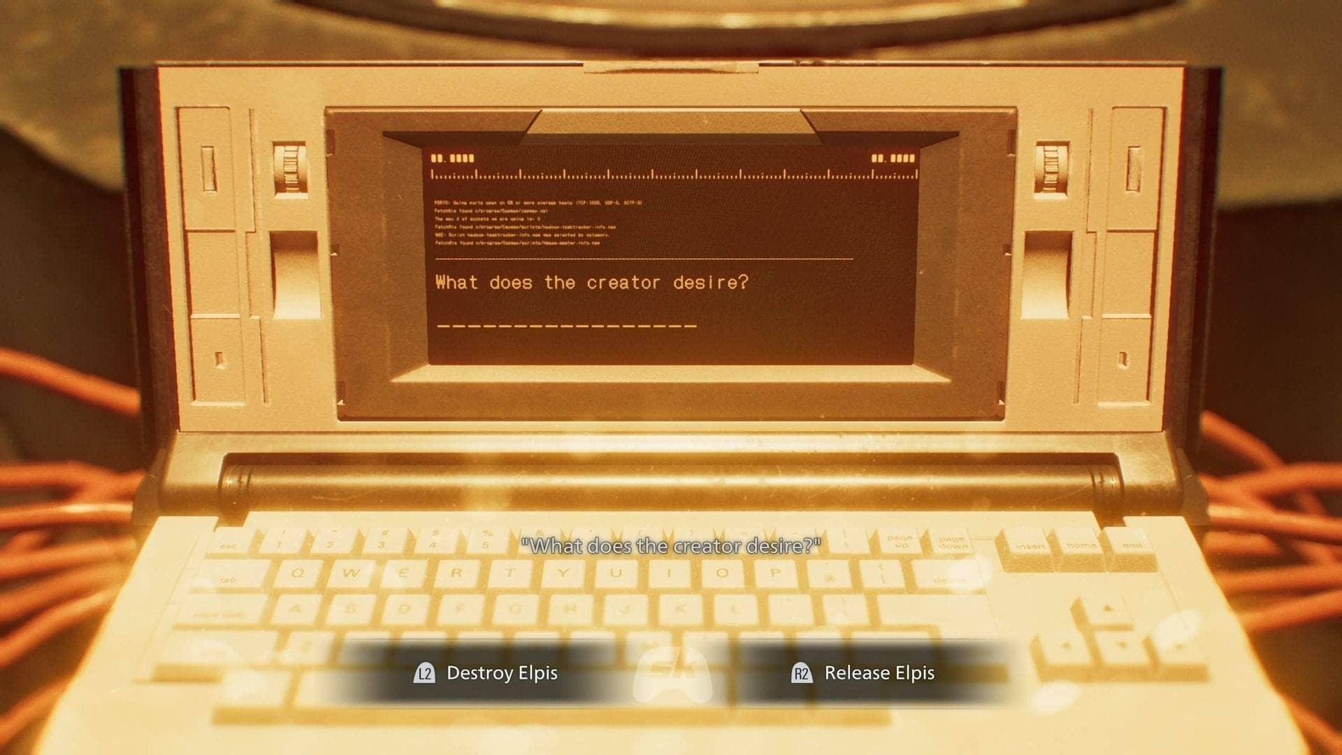 Should you save or destroy Elpis in Resident Evil Requiem?