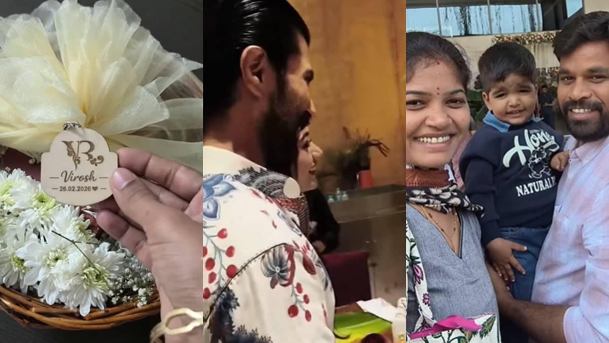 Newlyweds Rashmika Mandanna-Vijay Deverakonda Meet Sweet Family In Hyderabad; Inside Video Reveals What Guests Receive In Special Wedding Hamper