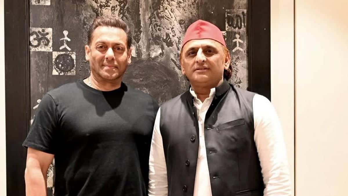 'Bhaiya Aur Bhaijaan Ek Saath': Samajwadi Party's Akhilesh Yadav Meets Salman Khan In Mumbai; Politician Shares Picture On Instagram