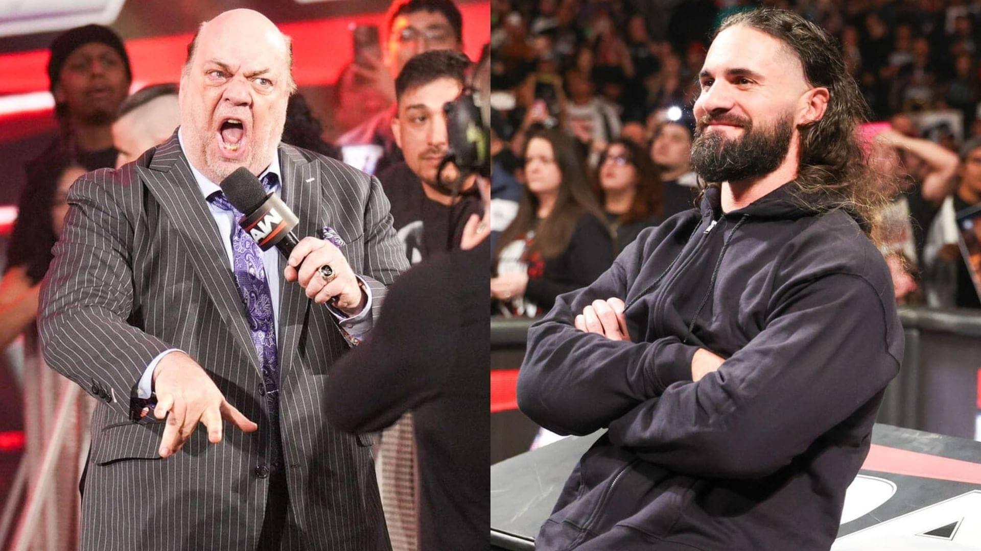 Seth Rollins Smacks Down Paul Heyman After RAW Showdown