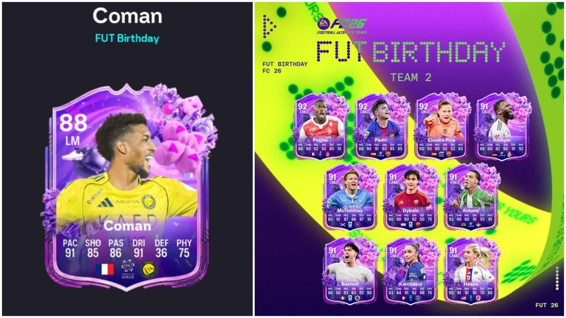 EA FC 26 Kingsley Coman FUT Birthday SBC: Ultimate Winger Alert!