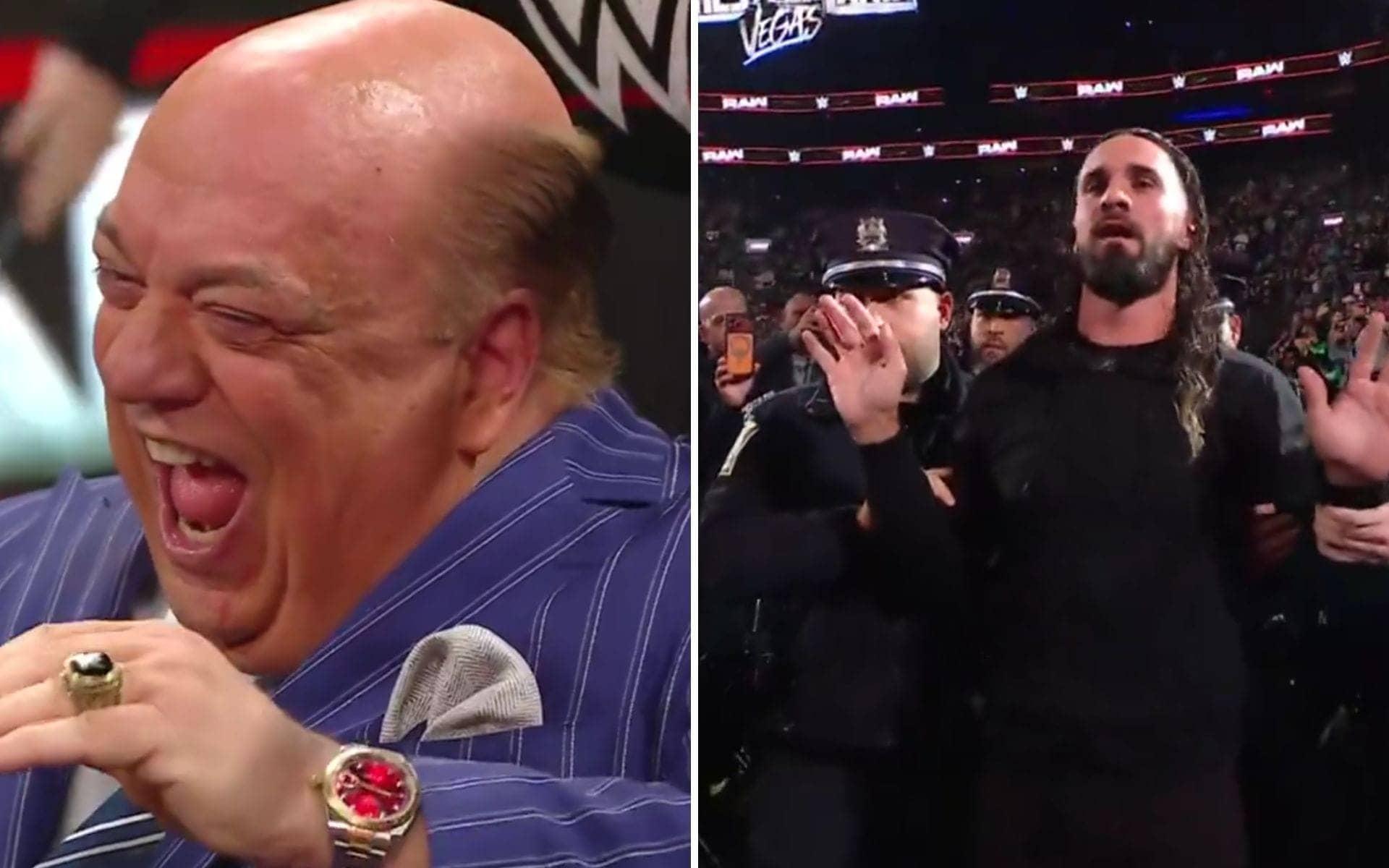Seth Rollins Gets Smacked Down by Heyman's Insults and Arrest