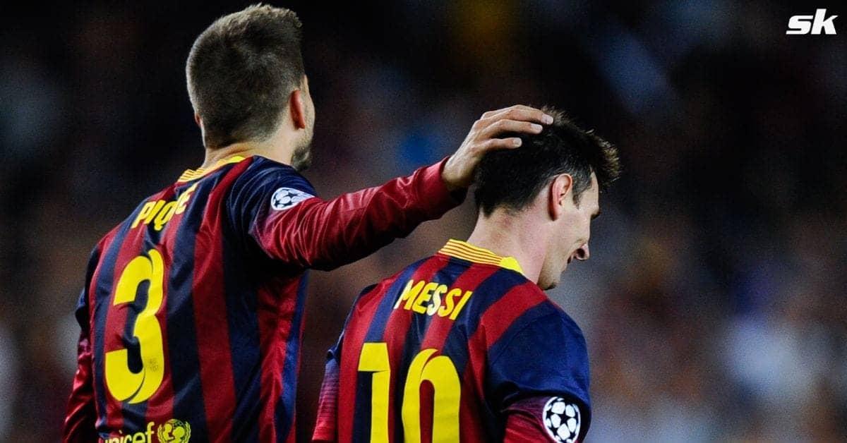 Pique reminisces about unstoppable Messi at La Masia