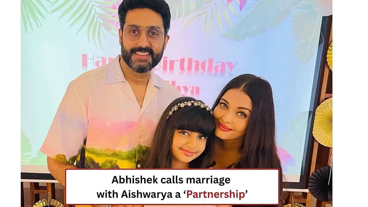 Abhishek Says Marriage With Aishwarya Is Partnership