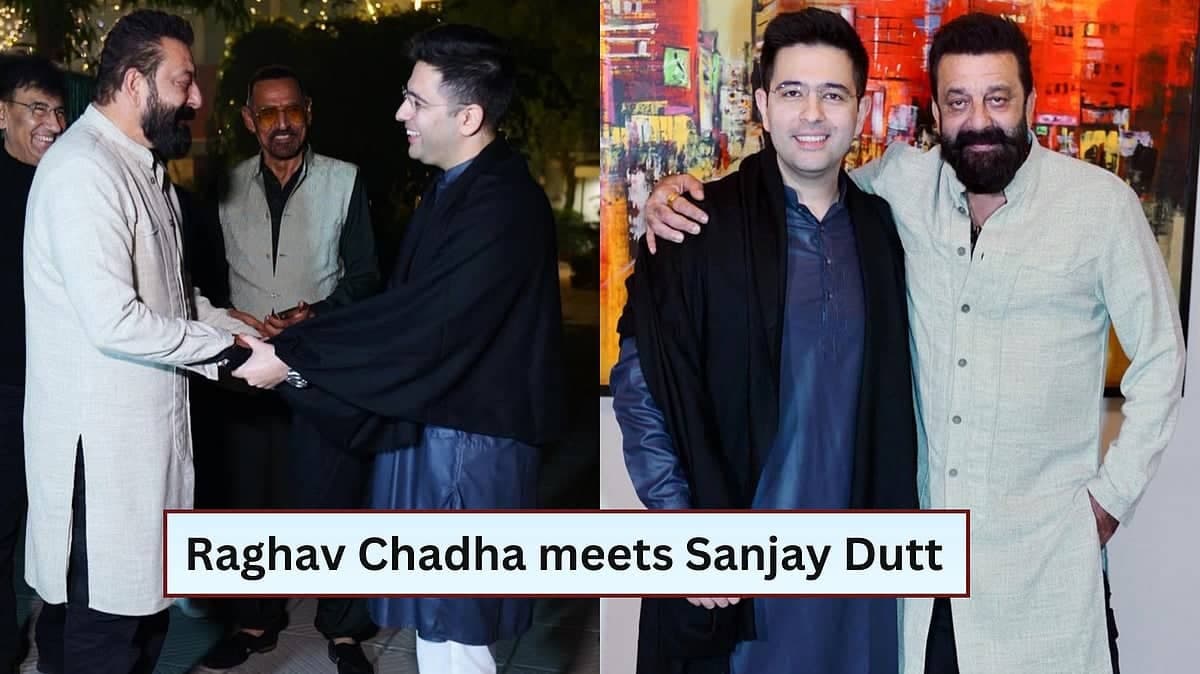 Sanjay Dutt Aur Raghav Chadha Ka Dilli Mein Dosti Ka Jashn
