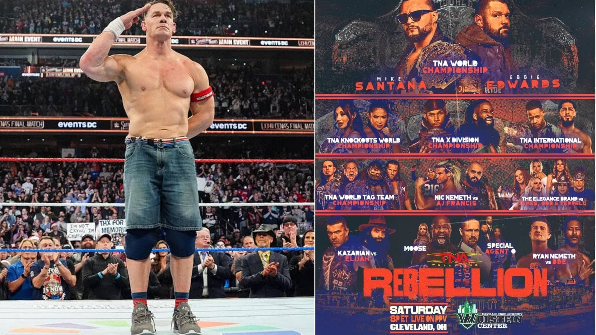 Nic Nemeth Pays Tribute to John Cena at TNA Rebellion 2026