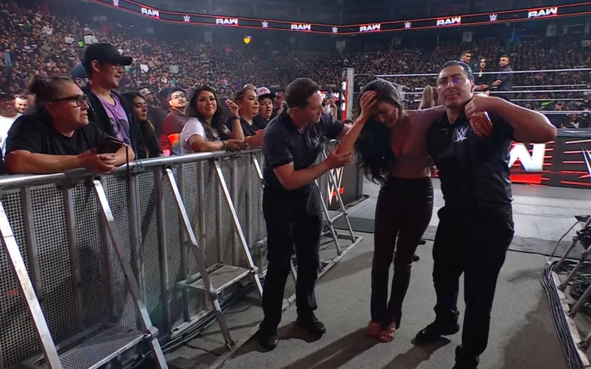 Cathy Kelley Caught in Chaos on WWE RAW Before Mania