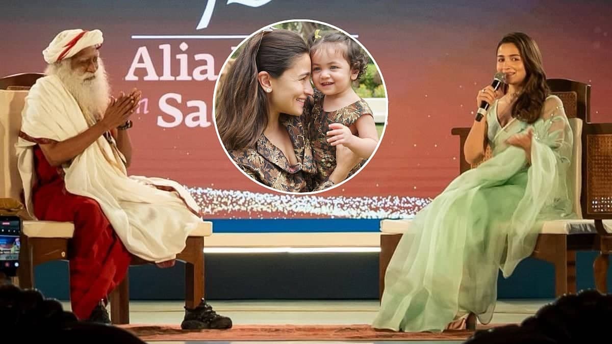 Sadhguru Schools Alia Bhatt on Parenting Like a Champ