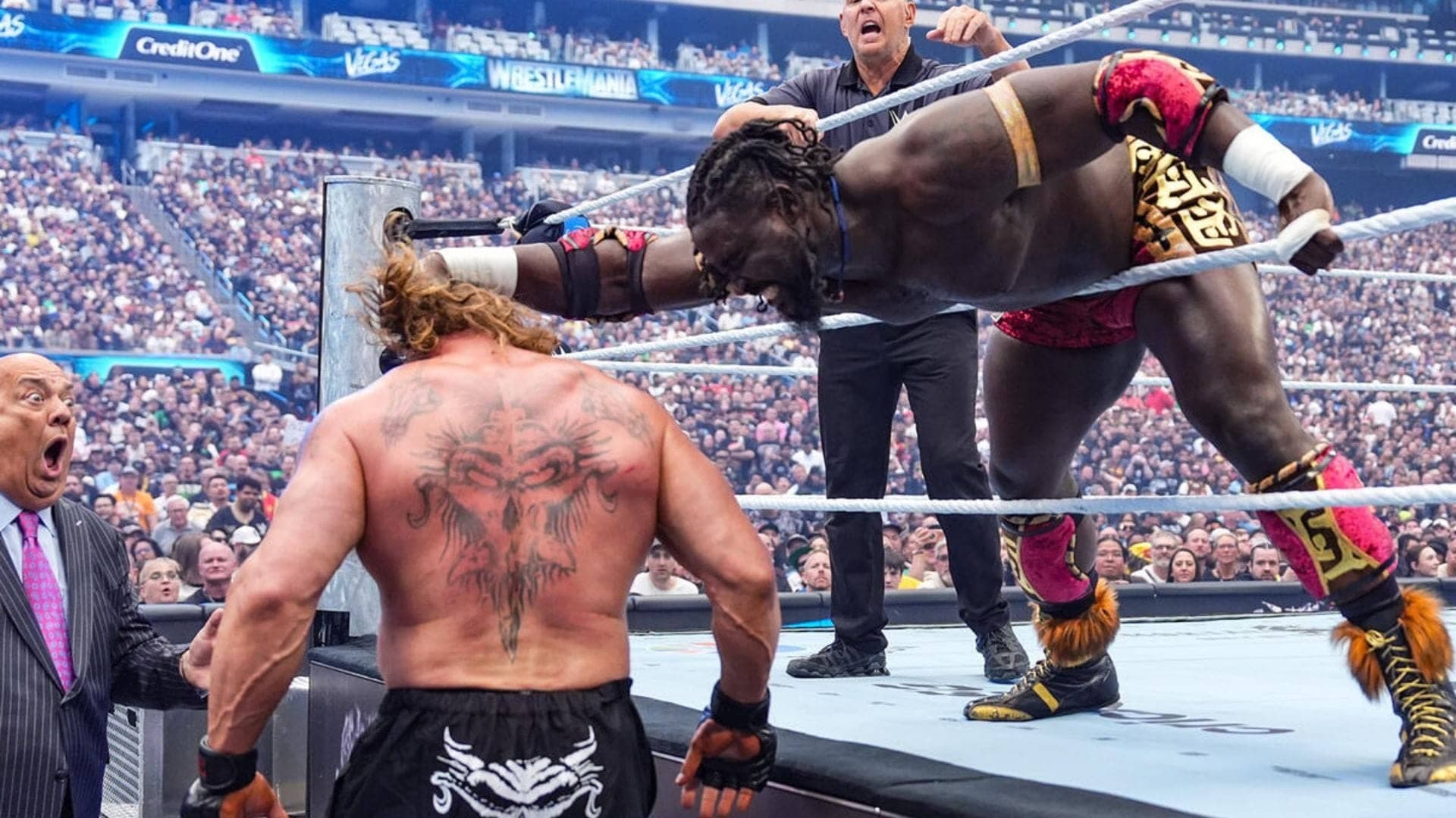 WWE's Last-Minute Change: Oba Femi's Epic Brock Squash