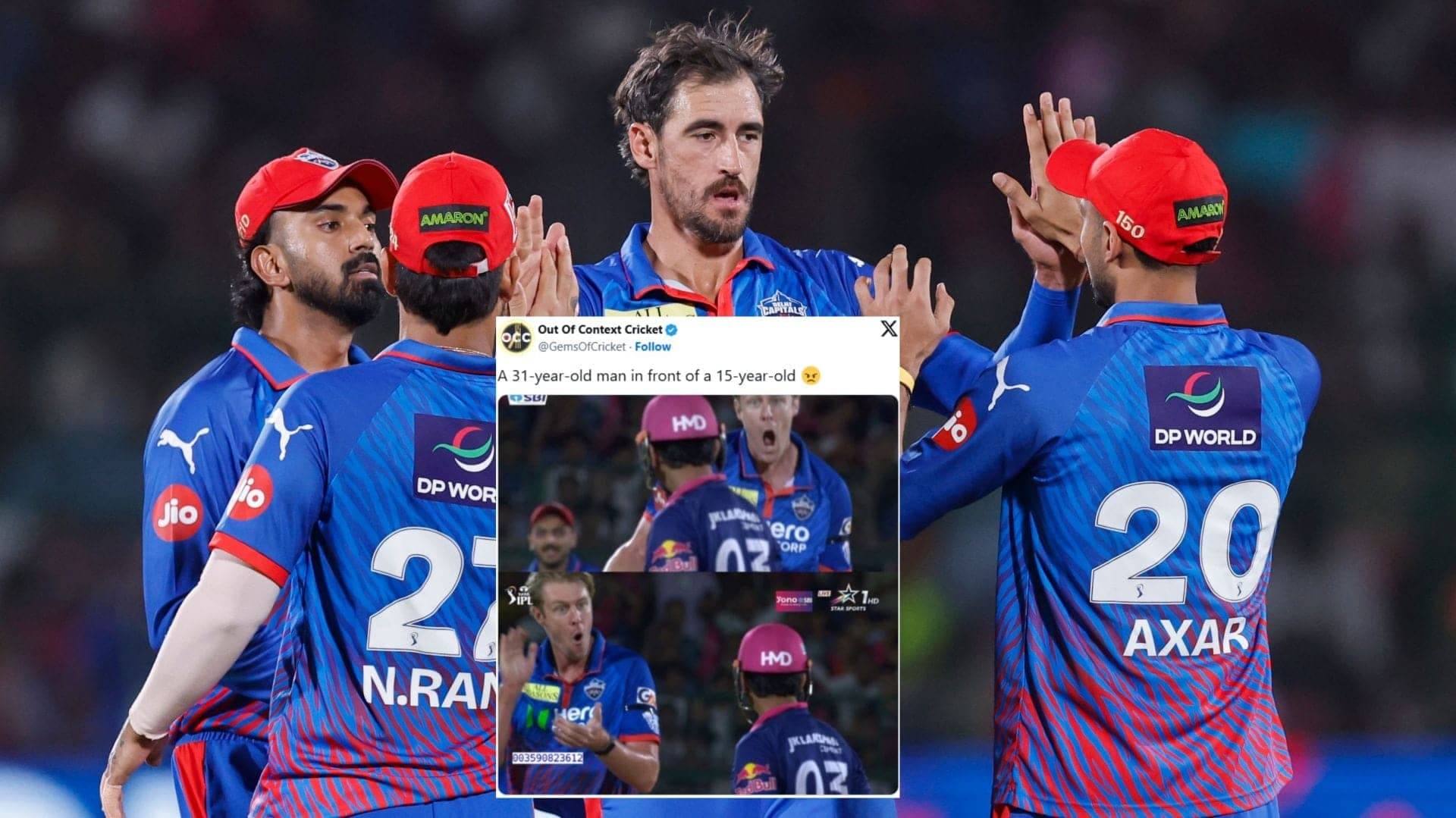 "A 31-year-old man in front of a 15-year-old" - Top 10 funny memes after DC's win vs RR in IPL 2026 clash in Jaipur