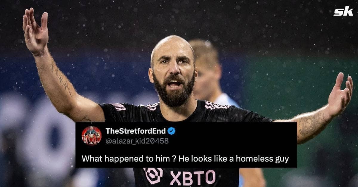 âLooks like a homeless guyâ - Fans left stunned as image of Gonzalo Higuain who looks unrecognisable now goes viral online