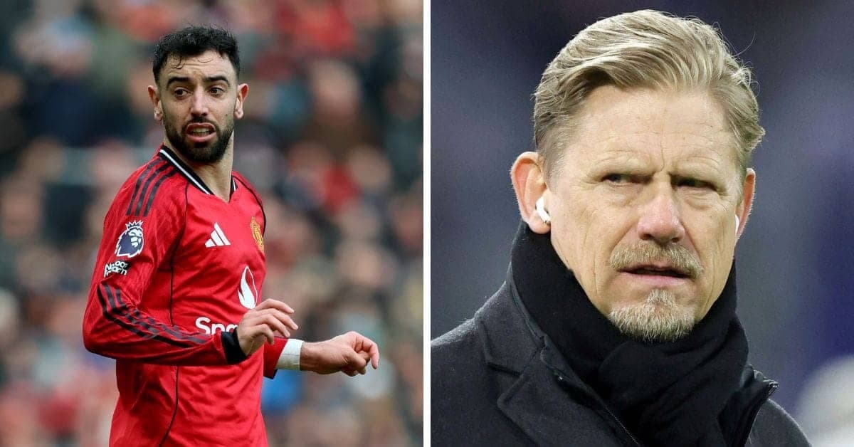 "There's one outstanding candidate" – Manchester United legend Peter Schmeichel snubs Bruno Fernandes as he names choice for POTS award
