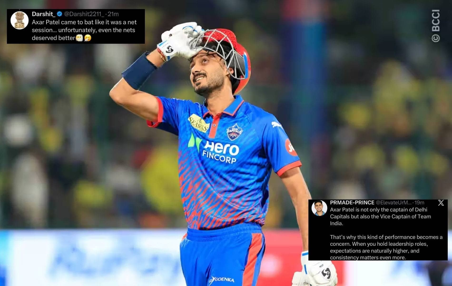 Axar Patel's Batting Blunder Leaves Fans Scratching Heads