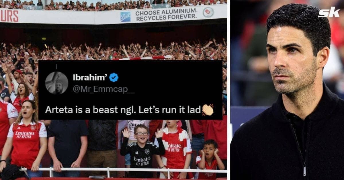"Holding bench", "Arteta has seen light" - Arsenal fans delighted as Mikel Arteta drops star player vs Atletico Madrid