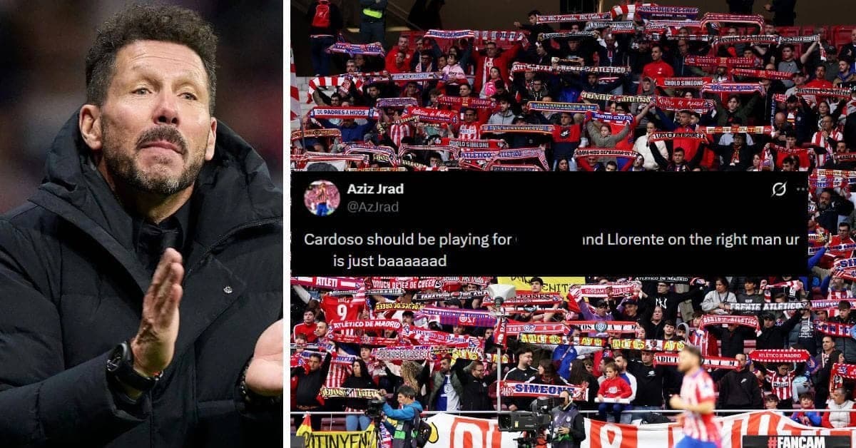 "Needs to lock the f**k in" - Fans question Diego Simeone's decision to include Atletico Madrid star in XI for Arsenal UCL clash