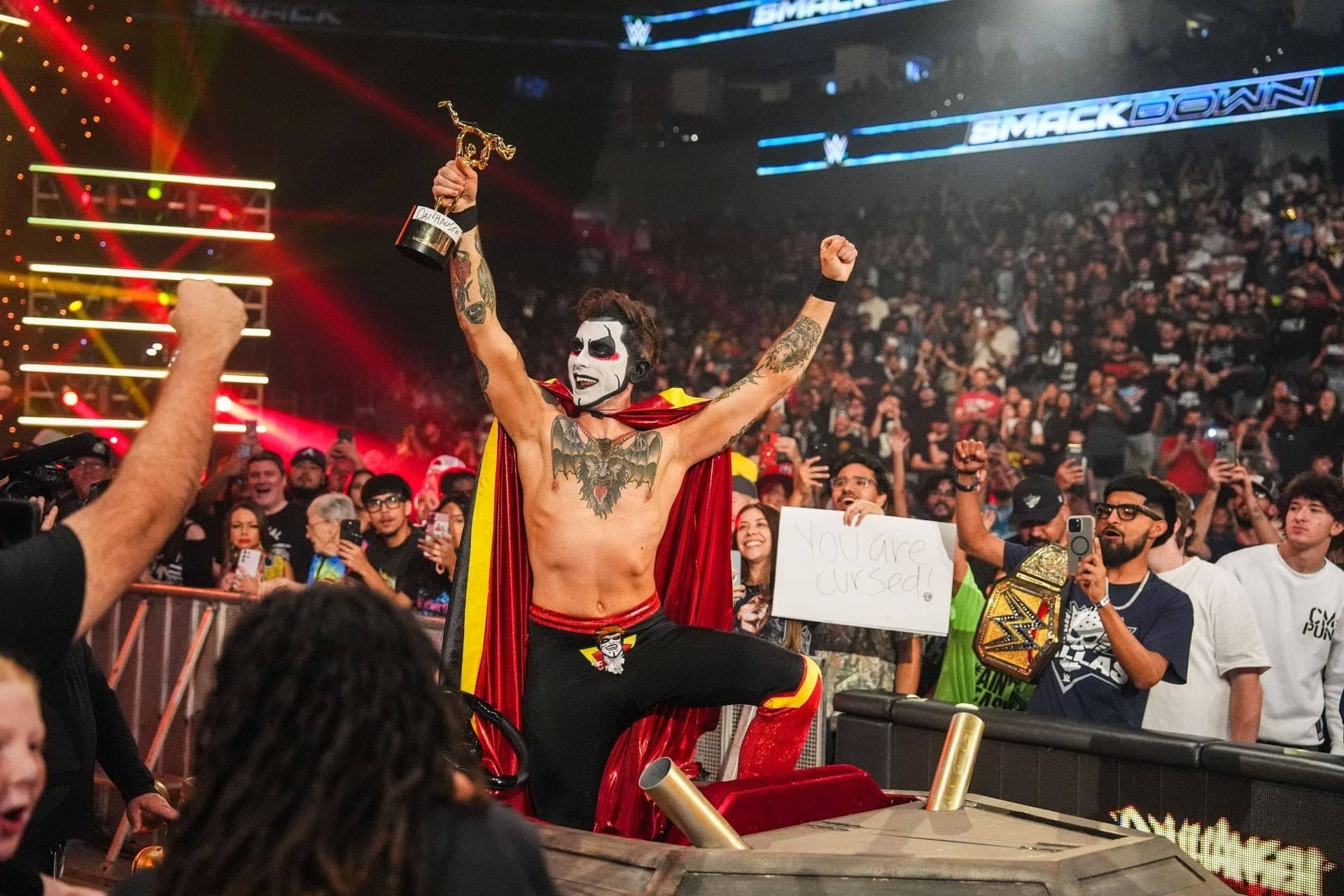 Danhausen reveals secret behind his perfect hair ahead of WWE Backlash