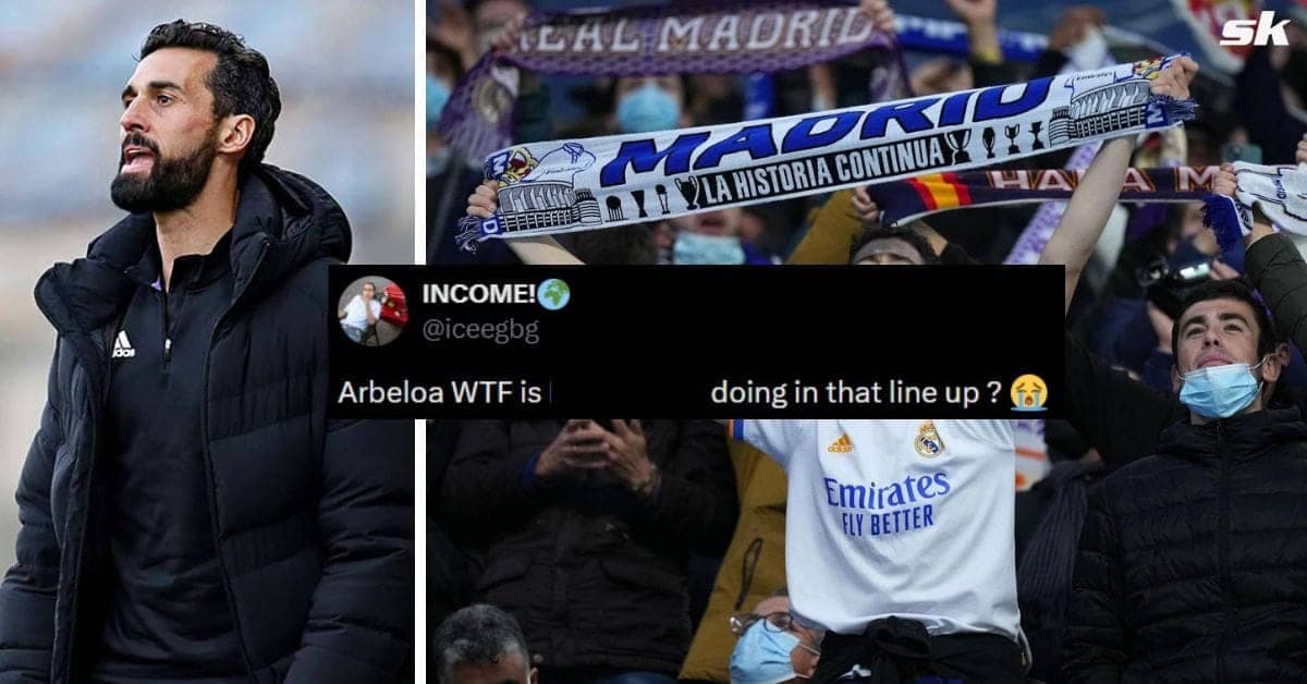 "Endure this pain with me", "Are you kidding me?" - Real Madrid fans slam Alvaro Arbeloa for starting XI decision vs Barcelona
