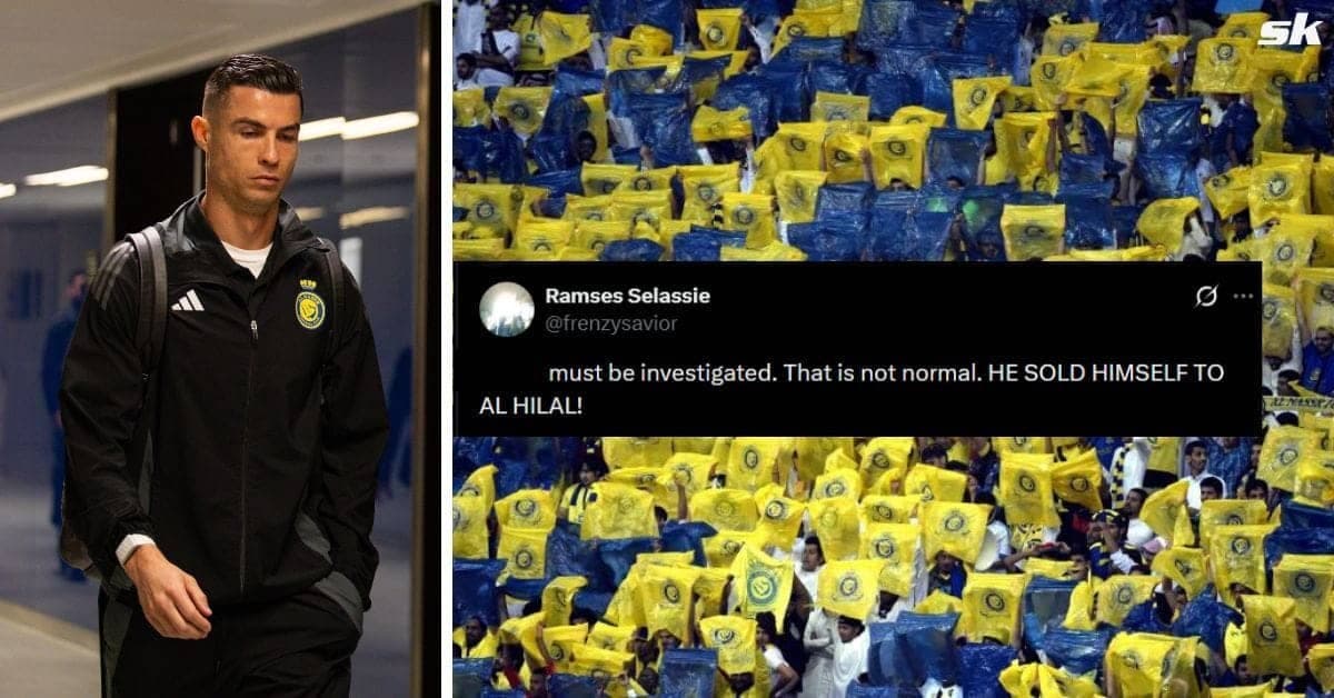 "Such a bum", "Should be investigated" - Al-Nassr fans blast Cristiano Ronaldo teammate as they throw away lead to draw against Al-Hilal