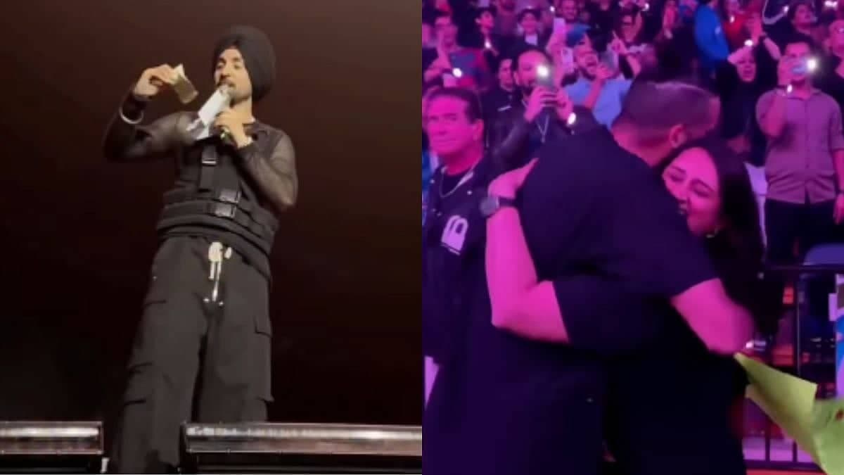 'Lakshmi Aa Rahi Hai': Punjabi Singer Diljit Dosanjh Does Gender Reveal Midway Through Chicago Concert – Watch