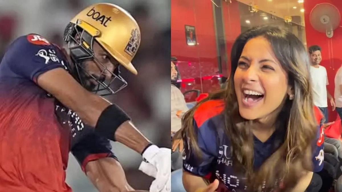 Shehnaaz Gill's RCB Cheer Sparks Dating Rumors with Devdutt